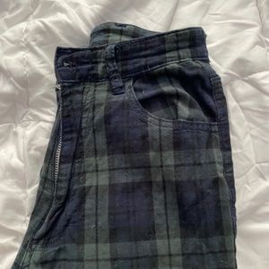 rare brandy plaid tilden pants